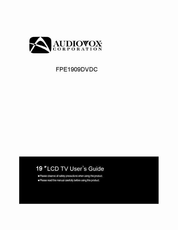 Audiovox Flat Panel Television FPE1909DVDC-page_pdf